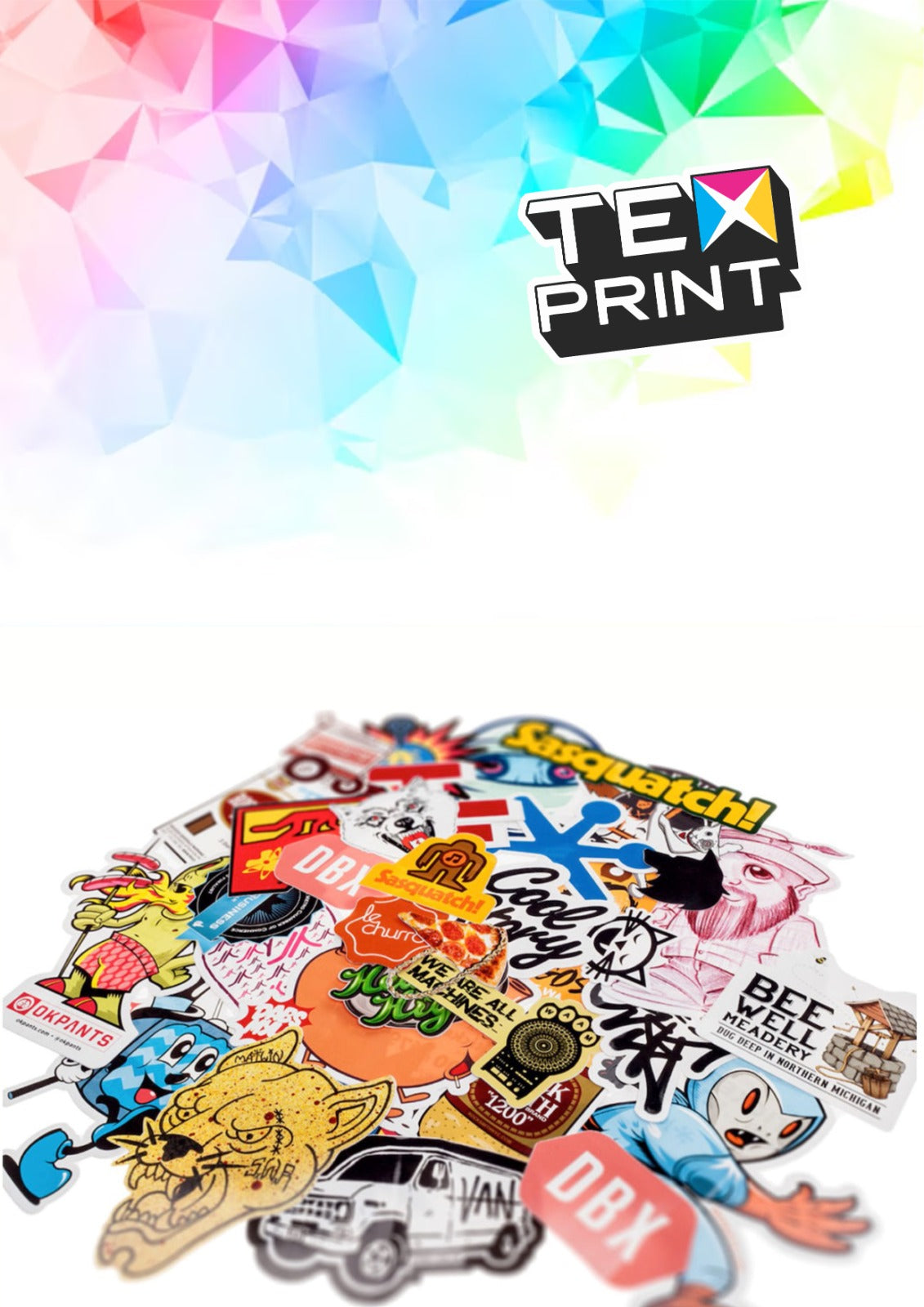 Custom Printed & Cut Stickers