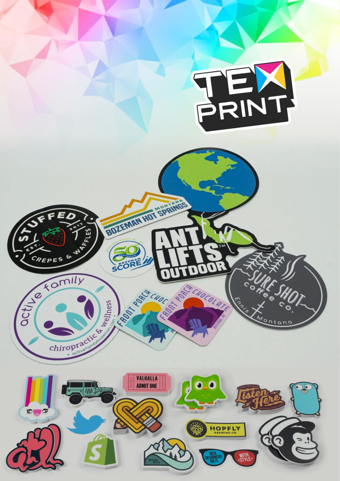 Custom Printed & Cut Stickers